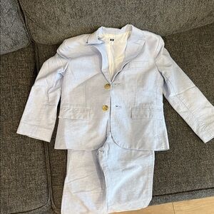 Men's Light Blue Blazer and Pants Set